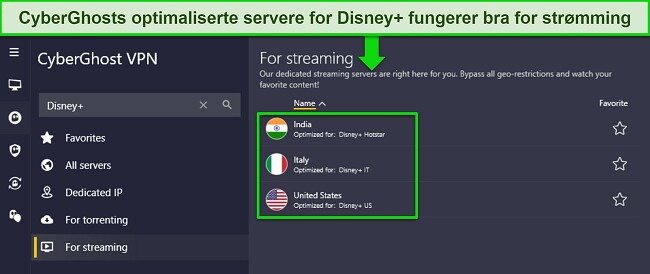 Slik ser du p&aring; Disney Plus med en VPN - optimaliserte servere fra CyberGhost
