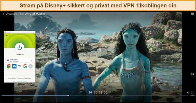 Hvordan se p&aring; Disney Plus-str&oslash;mming av Avatar med en VPN - bruk ExpressVPN UK-serveren